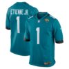 travis etienne jacksonville jaguars nike game jersey teal clowdercats shozn.jpg
