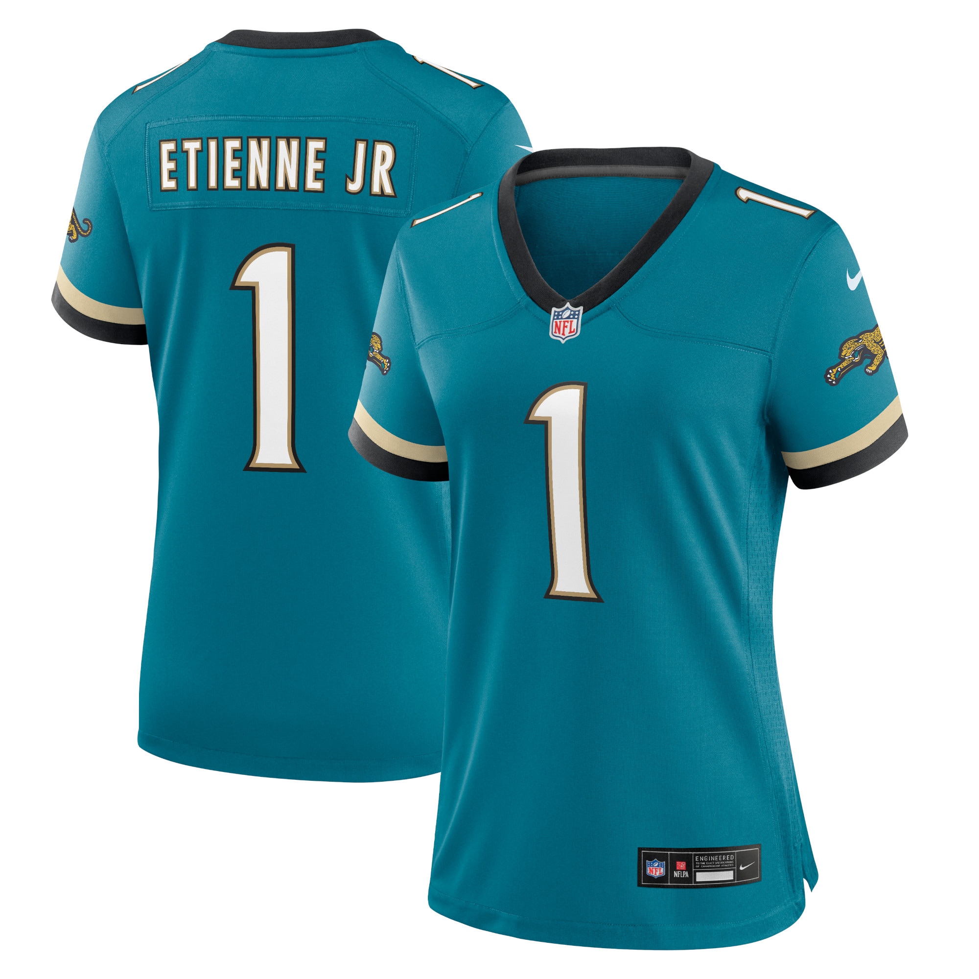 travis etienne jr jacksonville jaguars nike womens prowler throwback game jersey teal clowdercats a5ynf.jpg