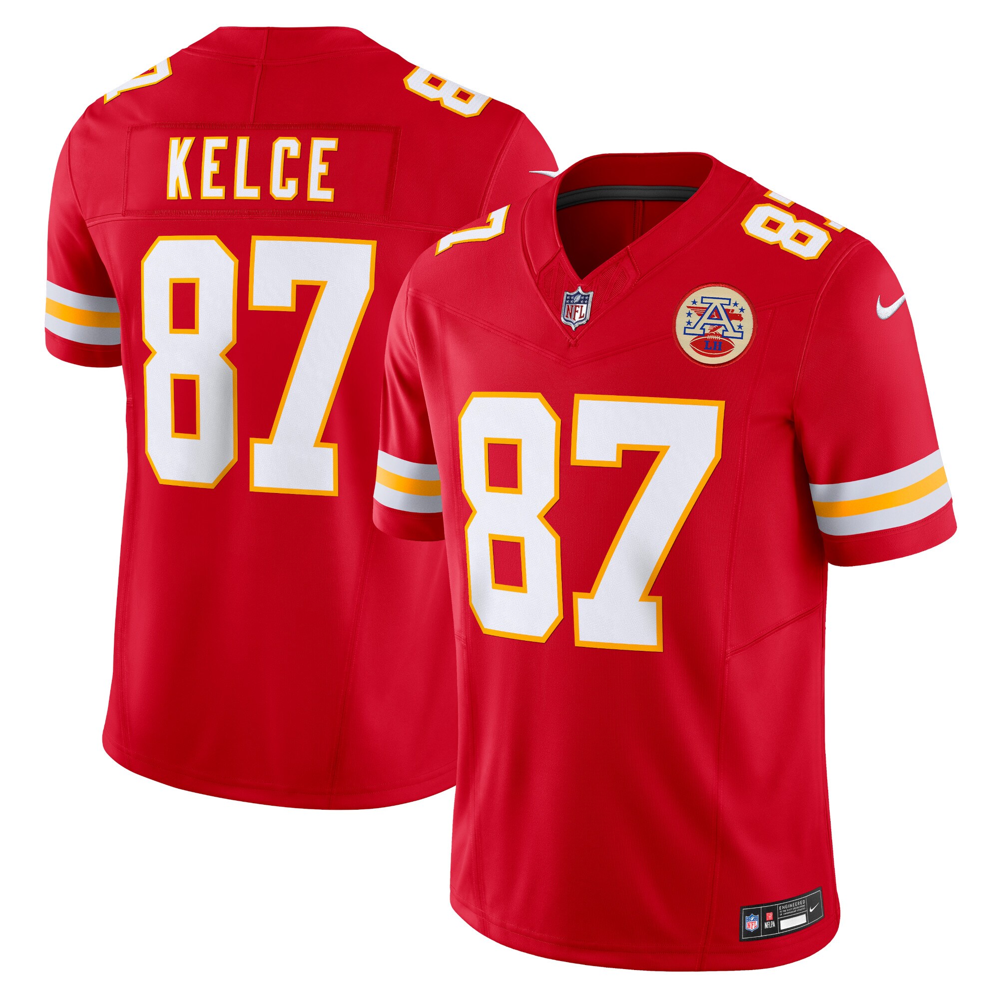 travis kelce kansas city chiefs nike vapor fuse limited jersey red clowdercats 54gcg.jpg