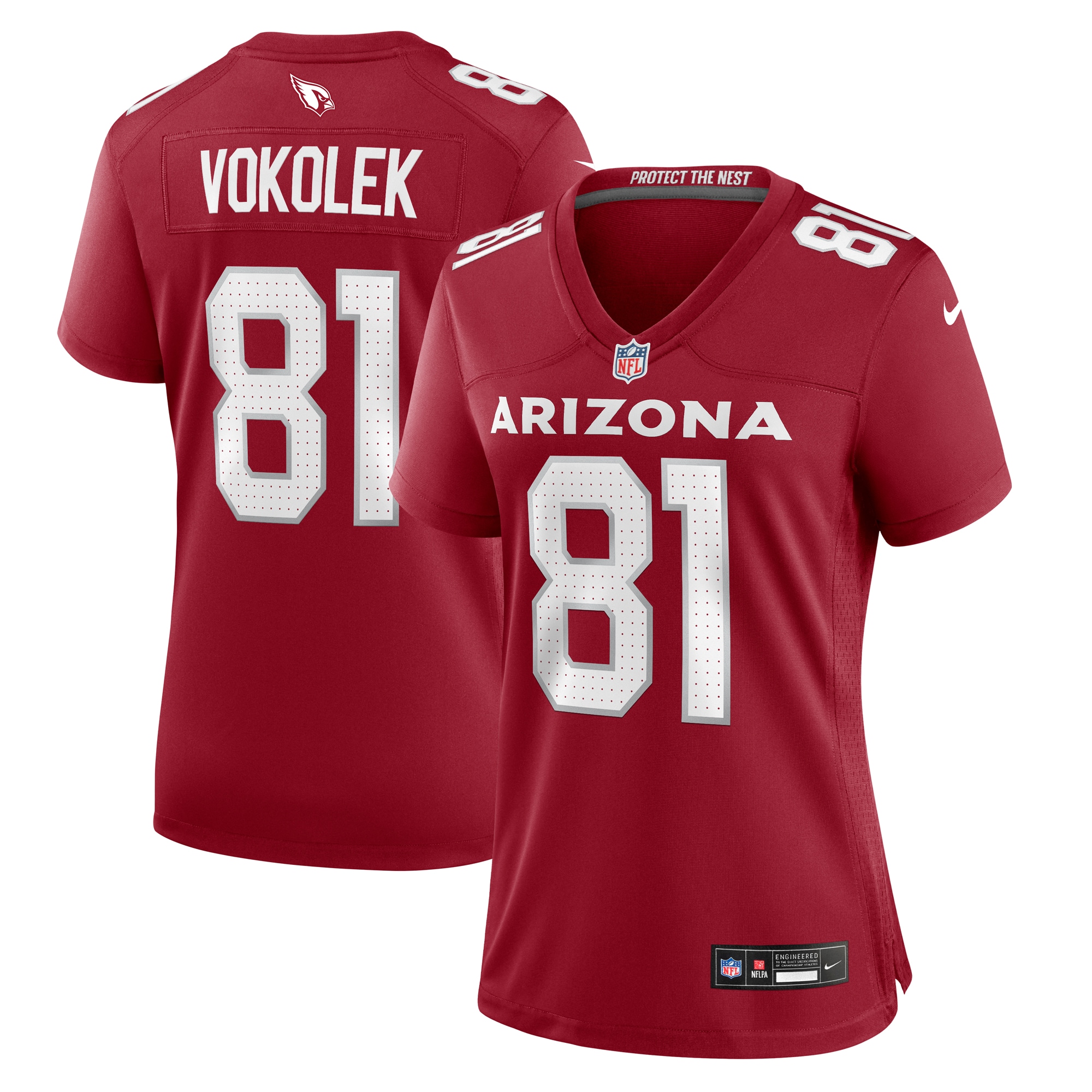 travis vokolek arizona cardinals nike womens game jersey cardinal clowdercats aoqc0.jpg