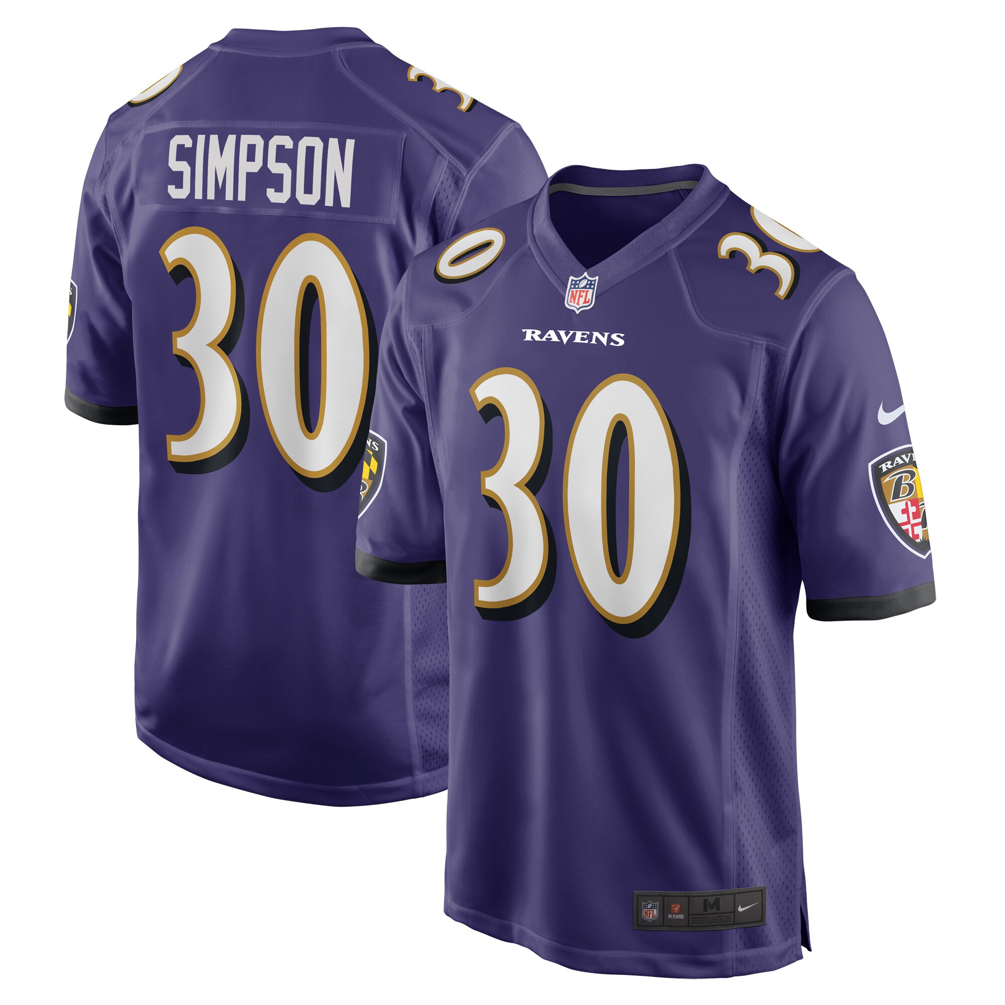 trenton simpson baltimore ravens nike game jersey purple clowdercats buwj4.jpg