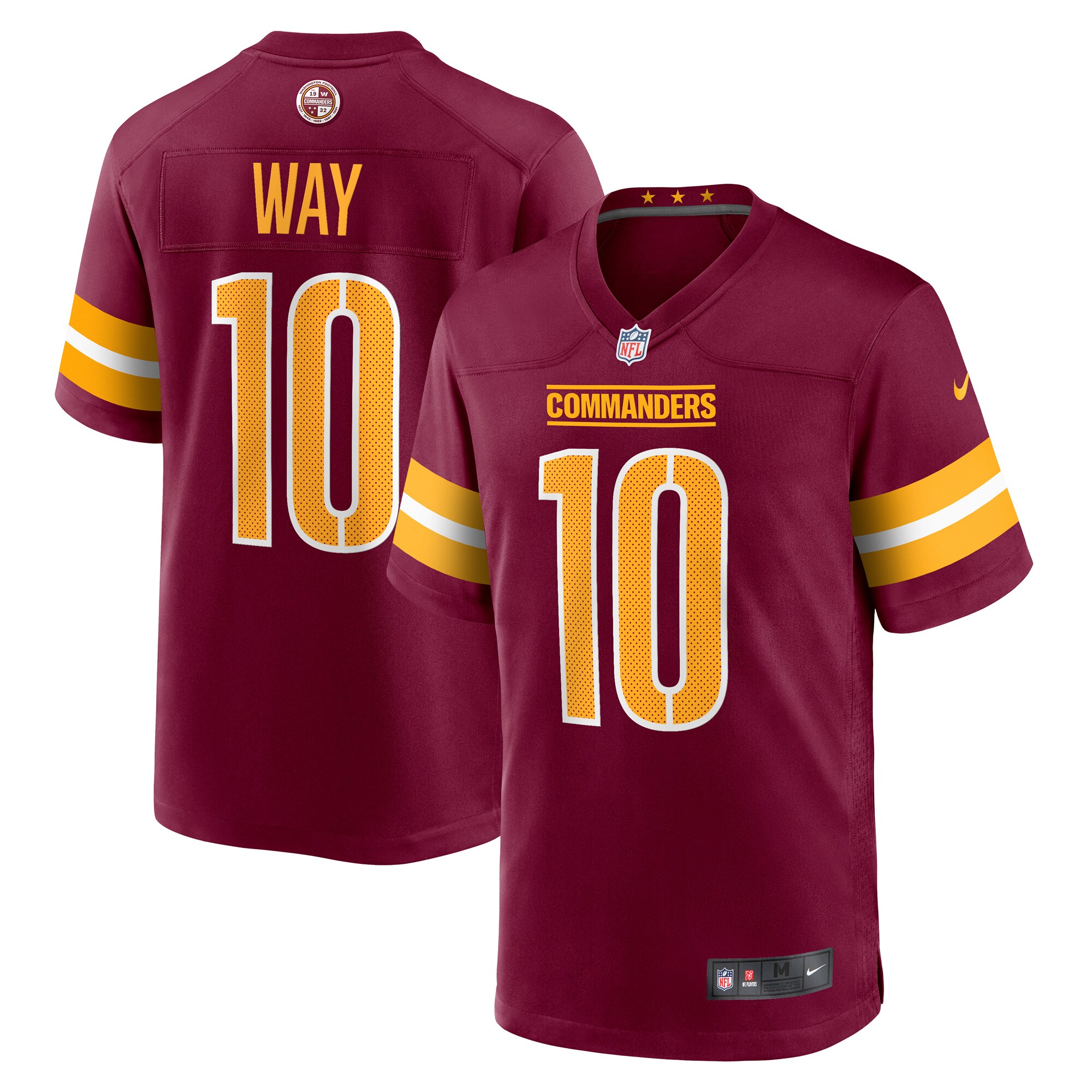 tress way washington commanders nike game jersey burgundy clowdercats pmtjn.jpg