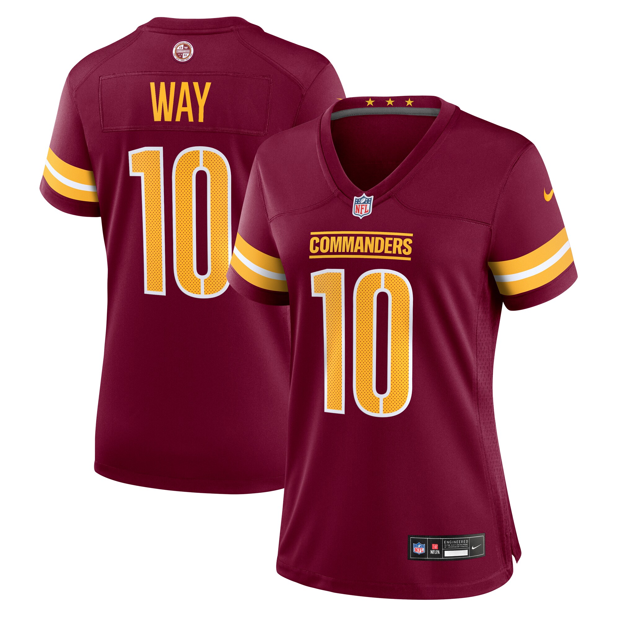tress way washington commanders nike womens team game jersey burgundy clowdercats rj8qs.jpg