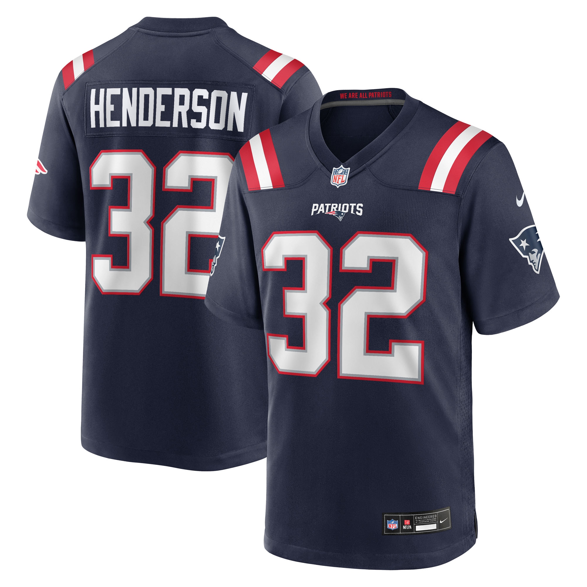 treveyon henderson new england patriots nike 2025 nfl draft game jersey navy clowdercats vqka3.jpg