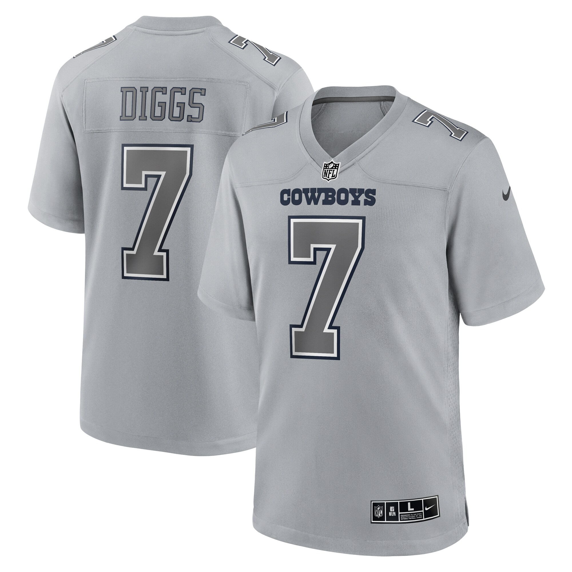 trevon diggs dallas cowboys nike atmosphere fashion game jersey gray clowdercats g8mwy.jpg