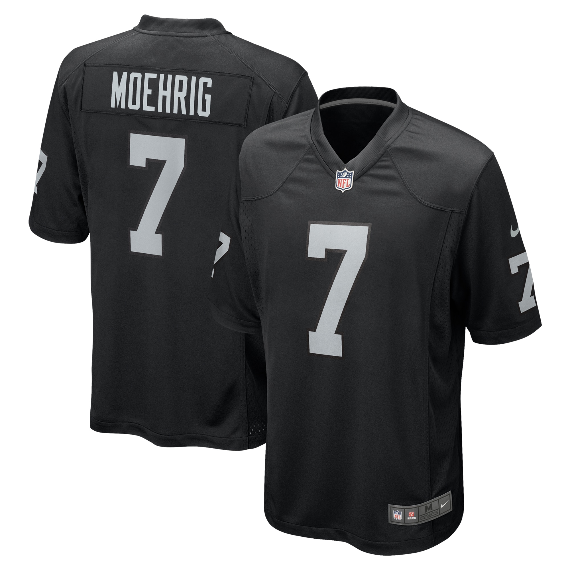 trevon moehrig las vegas raiders nike team game jersey black clowdercats gvsjd.jpg