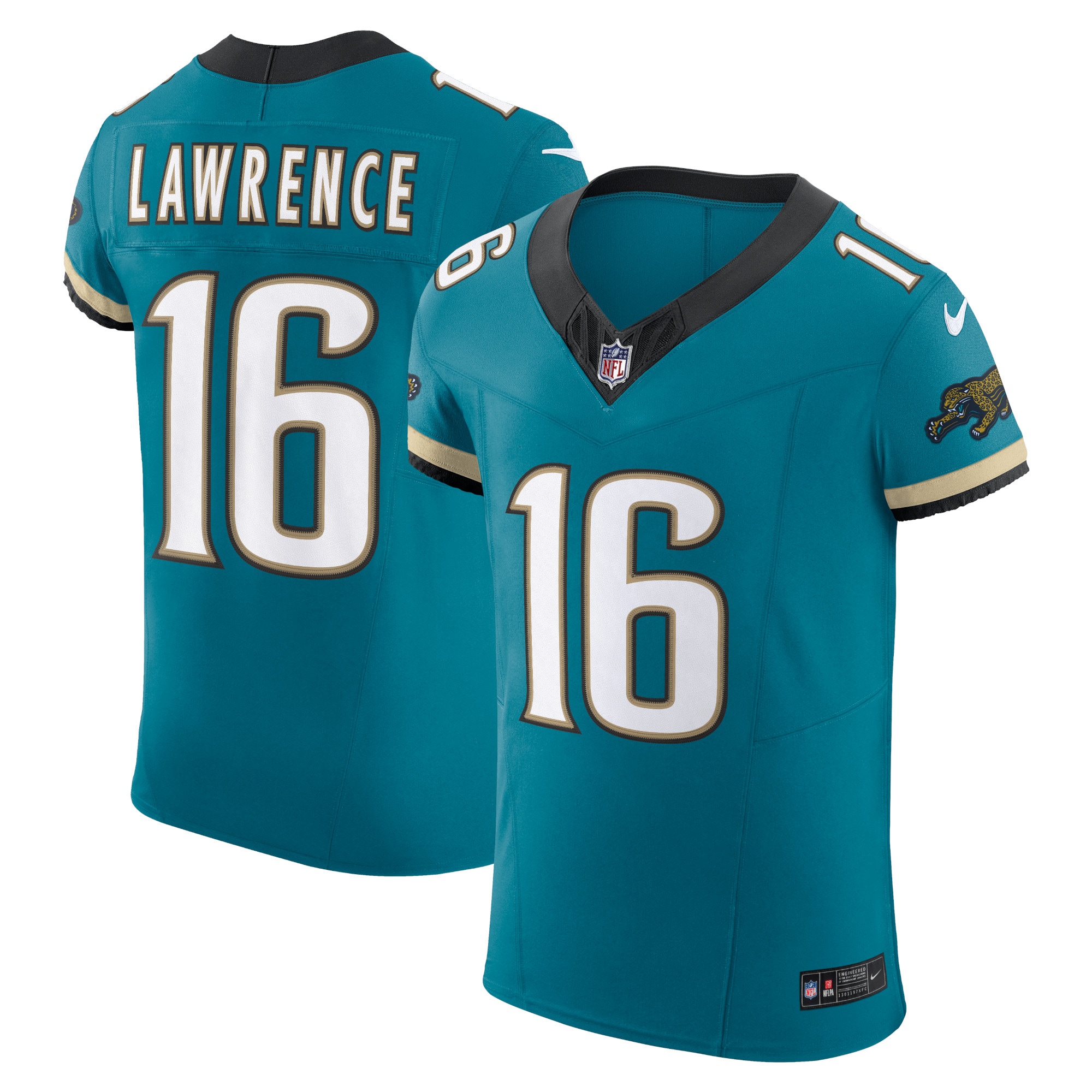 trevor lawrence jacksonville jaguars nike prowler throwback vapor fuse elite jersey teal clowdercats t6zrk.jpg