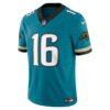trevor lawrence jacksonville jaguars nike prowler throwback vapor fuse limited jersey teal clowdercats nevaj.jpg