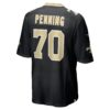 trevor penning new orleans saints nike game player jersey black clowdercats n5qgg.jpg