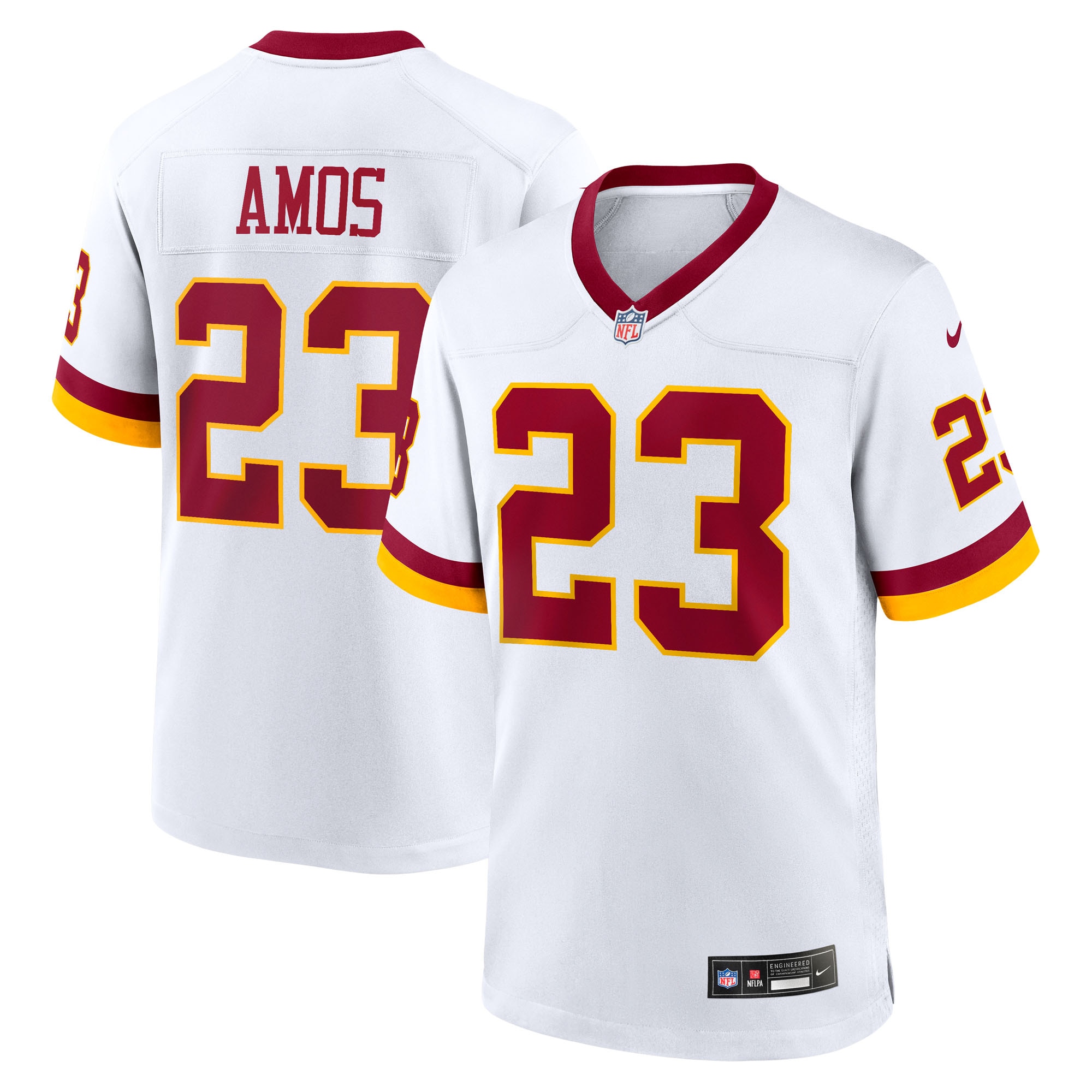 trey amos washington commanders nike game super bowl era jersey white clowdercats nkvi0.jpg