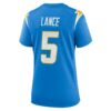 trey lance los angeles chargers nike womens team game jersey powder blue clowdercats fwn6k.jpg