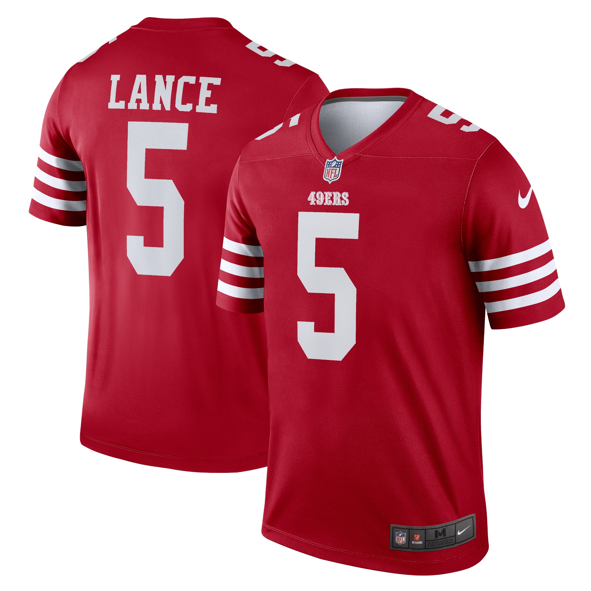 trey lance san francisco 49ers nike legend player performance top scarlet clowdercats odxqj.jpg