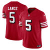 trey lance san francisco 49ers nike vapor fuse limited jersey scarlet clowdercats pau0u.jpg