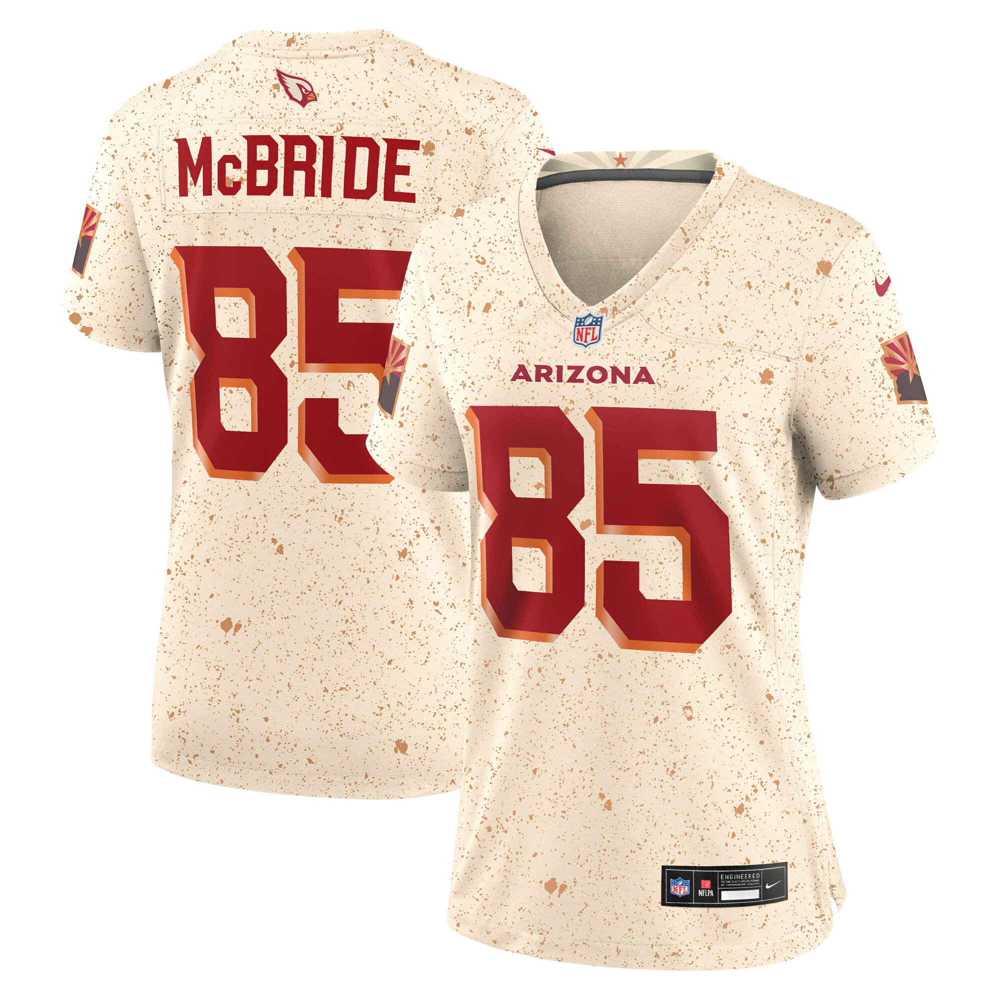 trey mcbride arizona cardinals nike womens 2025 rivalries collection game jersey natural clowdercats cght4.jpg