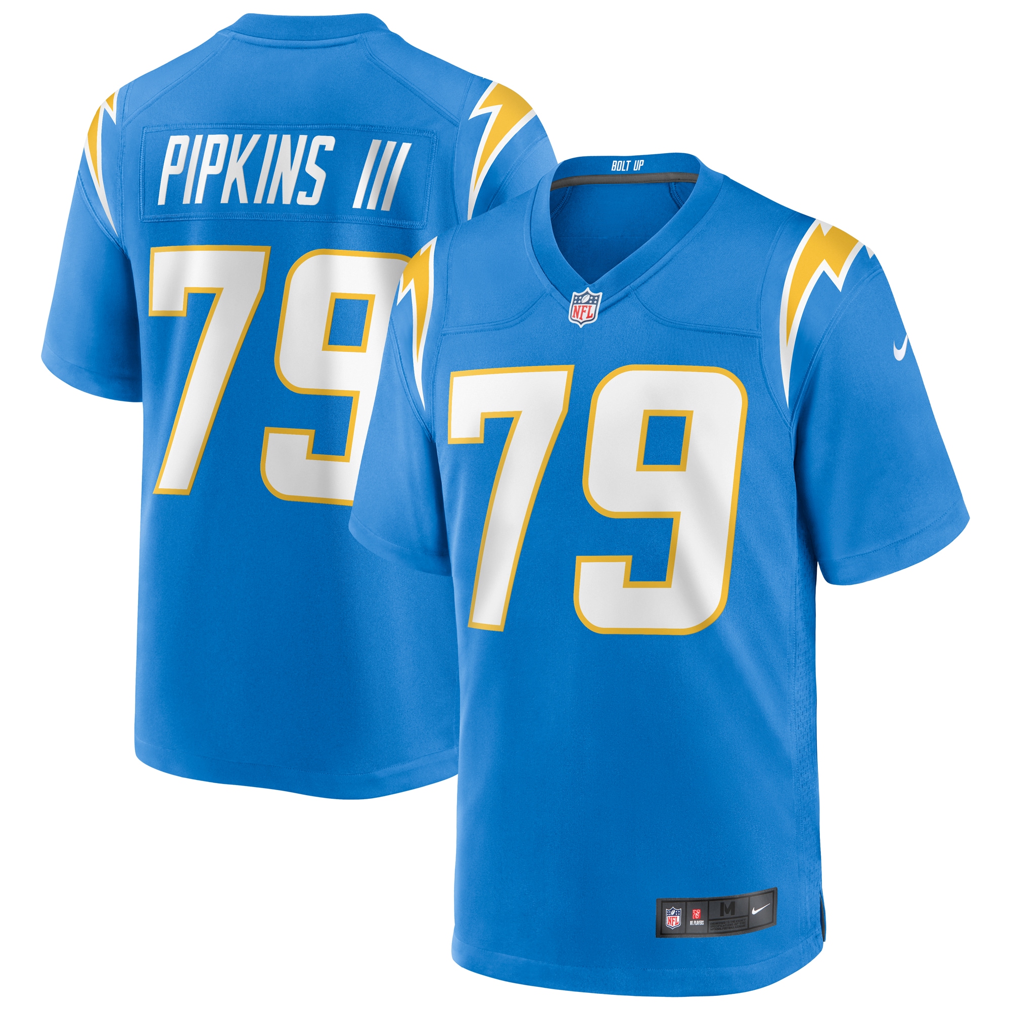 trey pipkins iii los angeles chargers nike game jersey powder blue clowdercats bicgt.jpg