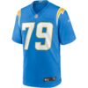 trey pipkins iii los angeles chargers nike game jersey powder blue clowdercats kbsgo.jpg