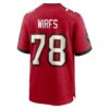 tristan wirfs tampa bay buccaneers nike game jersey red clowdercats c5rwl.jpg