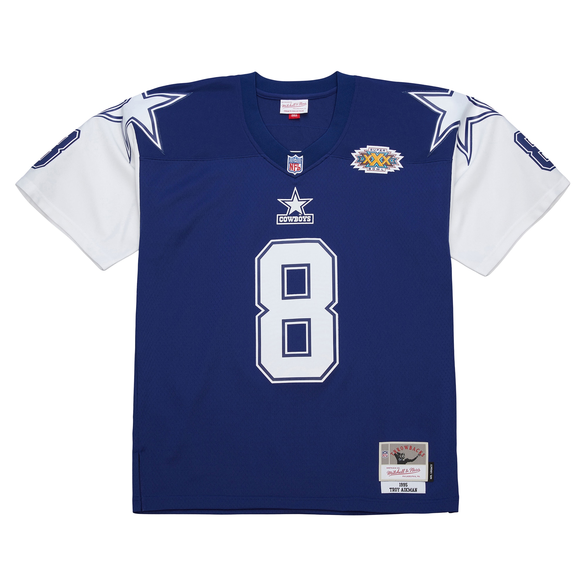 troy aikman dallas cowboys mitchell ness 1995 legacy replica jersey navy clowdercats xd1ox.jpg
