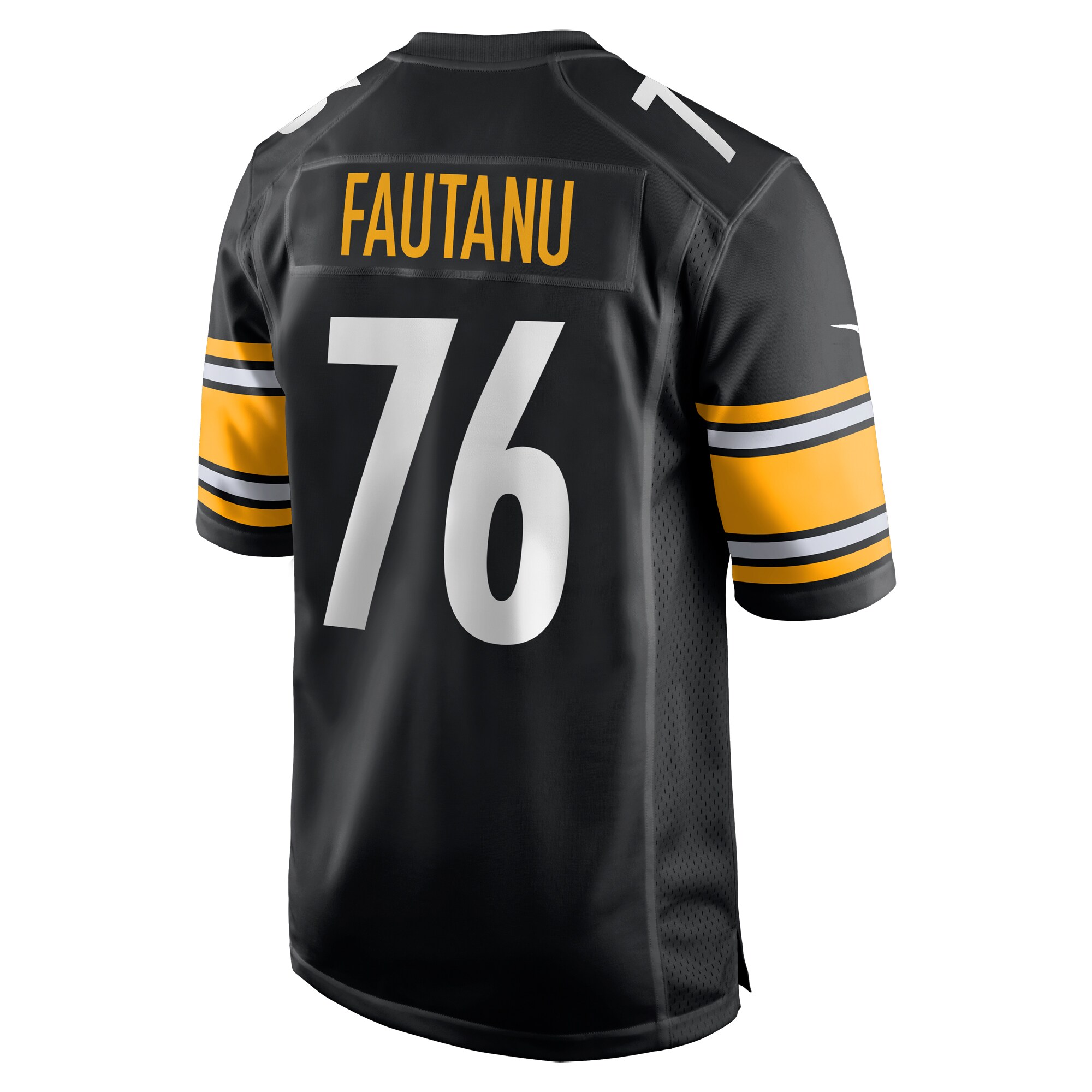 troy fautanu pittsburgh steelers nike player game jersey black clowdercats cwsl7.jpg