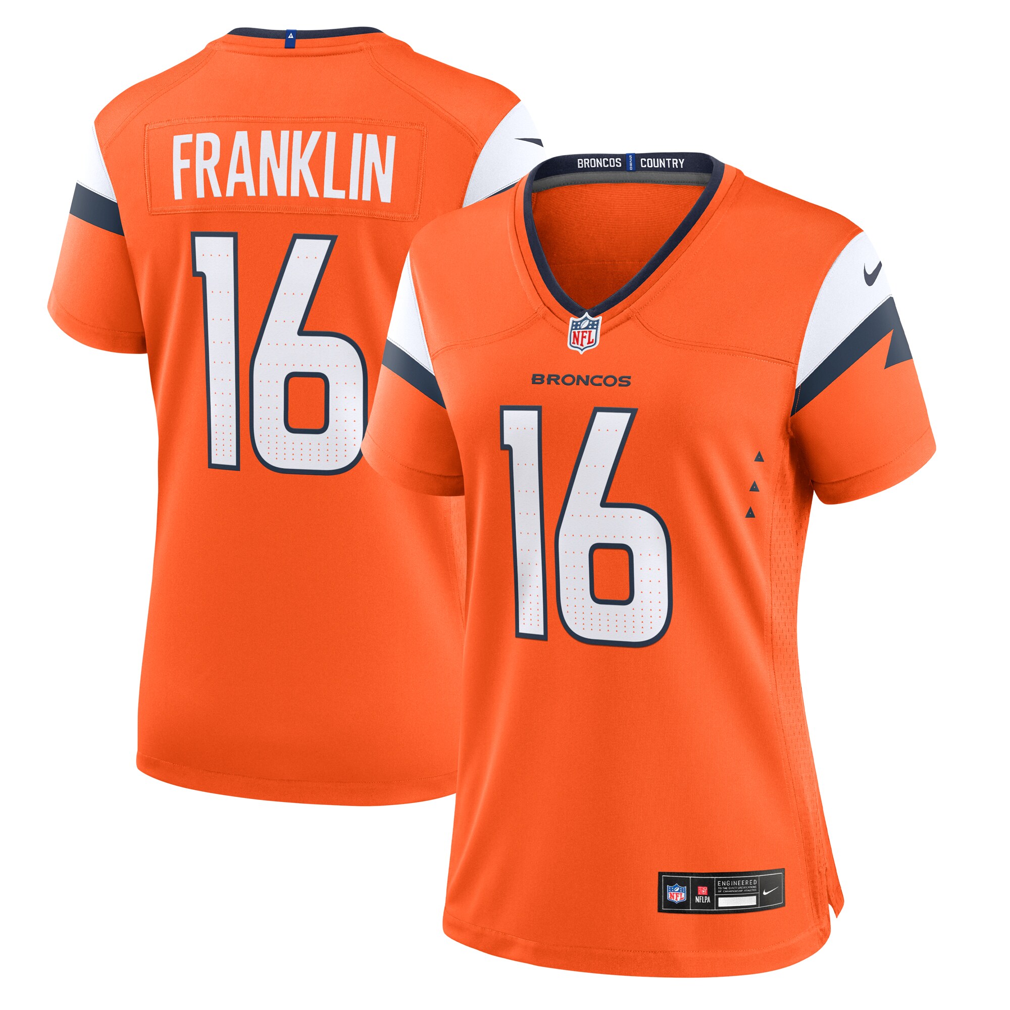 troy franklin denver broncos nike womens team game jersey orange clowdercats 8xvyc.jpg