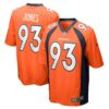 troy jones denver broncos nike game jersey orange clowdercats cp7b7.jpg