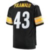troy polamalu pittsburgh steelers mitchell ness big tall 2005 retired player replica jersey black clowdercats iejjx.jpg