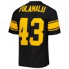 troy polamalu pittsburgh steelers mitchell ness legacy replica jersey black clowdercats mdv7x.jpg