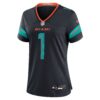 tua tagovailoa miami dolphins nike womens 2025 rivalries collection game jersey pitch blue clowdercats xcmfr.jpg