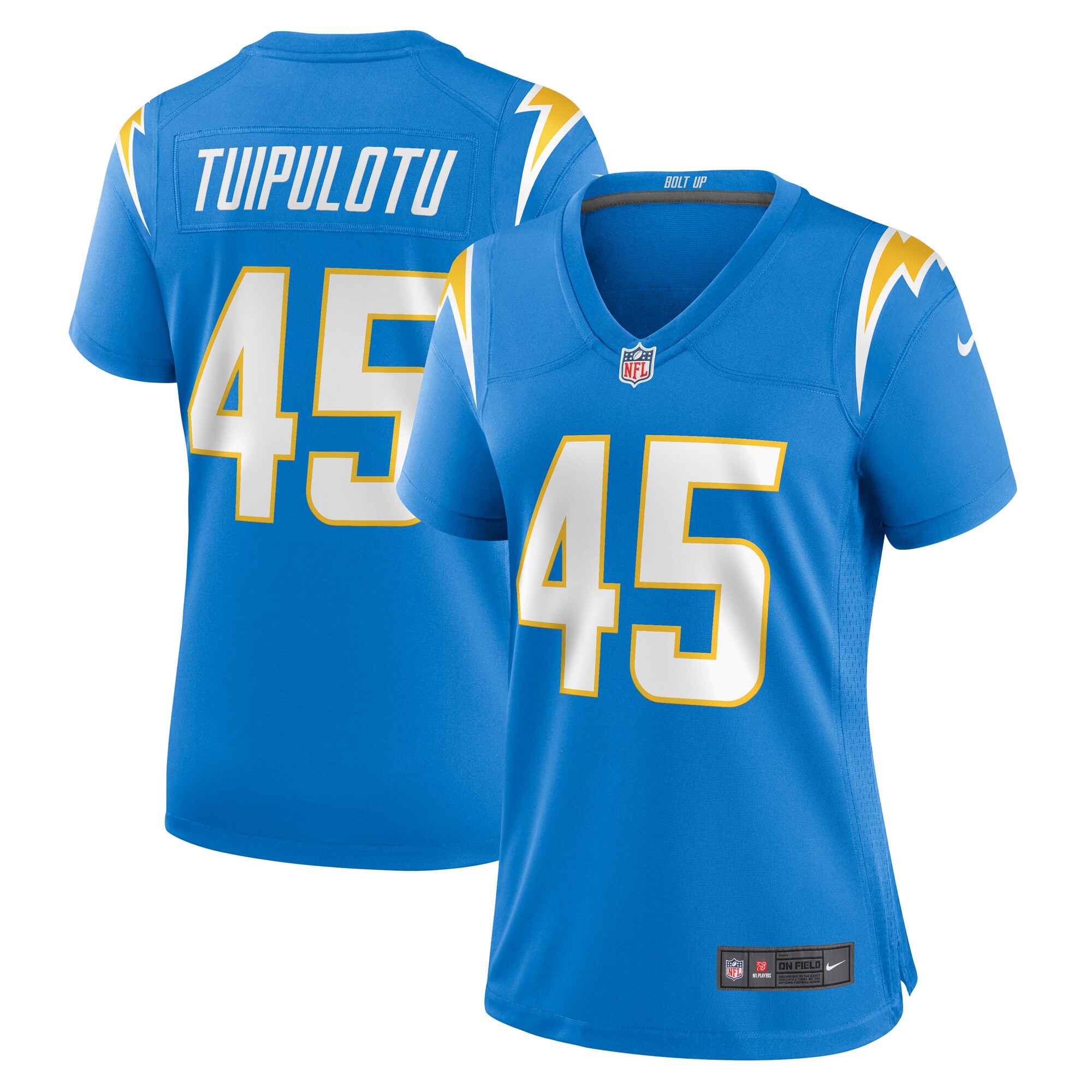 tuli tuipulotu los angeles chargers nike womens team game jersey powder blue clowdercats djmgp.jpg