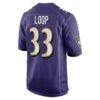 tyler loop baltimore ravens nike team game jersey purple clowdercats fru9y.jpg