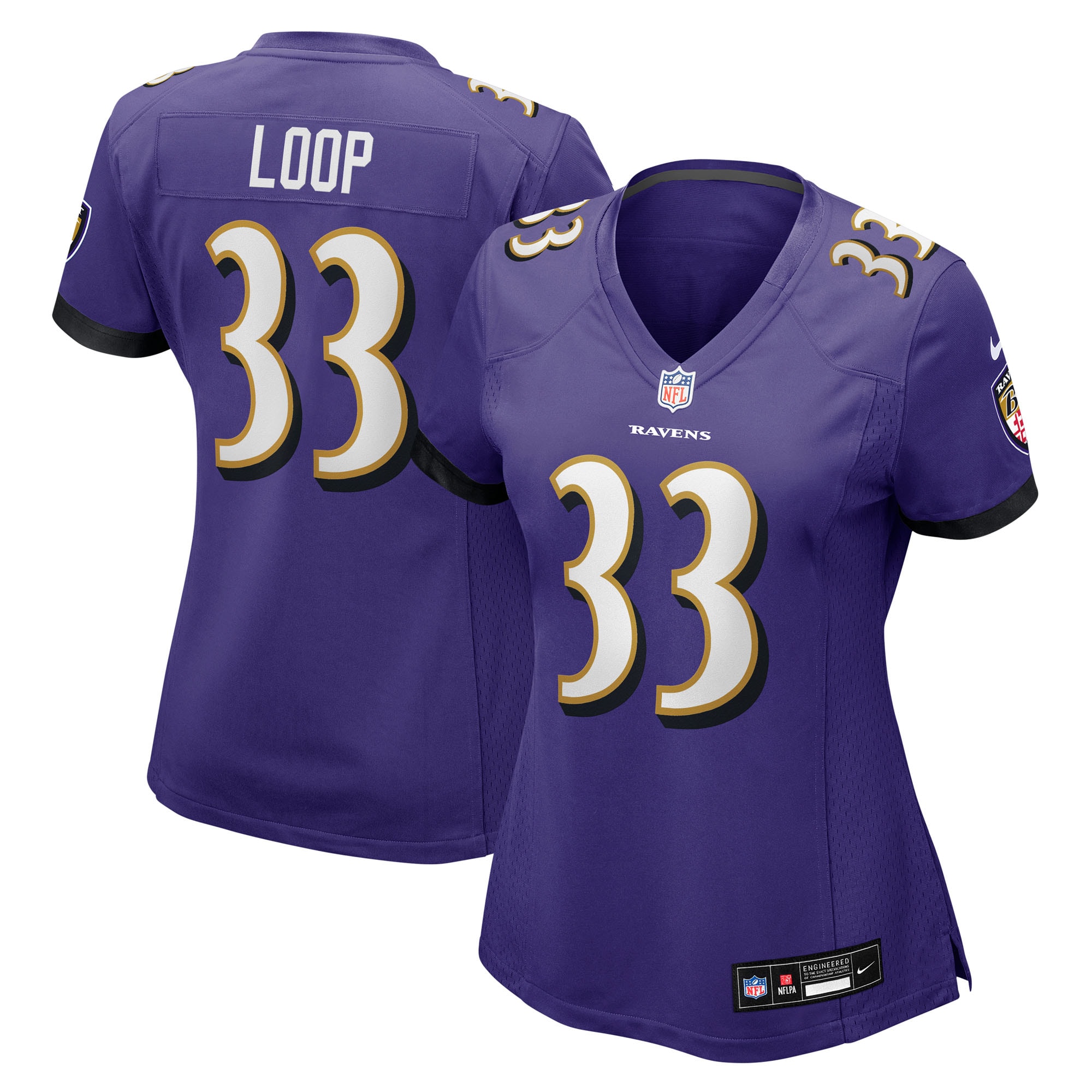 tyler loop baltimore ravens nike womens team game jersey purple clowdercats bgkz3.jpg
