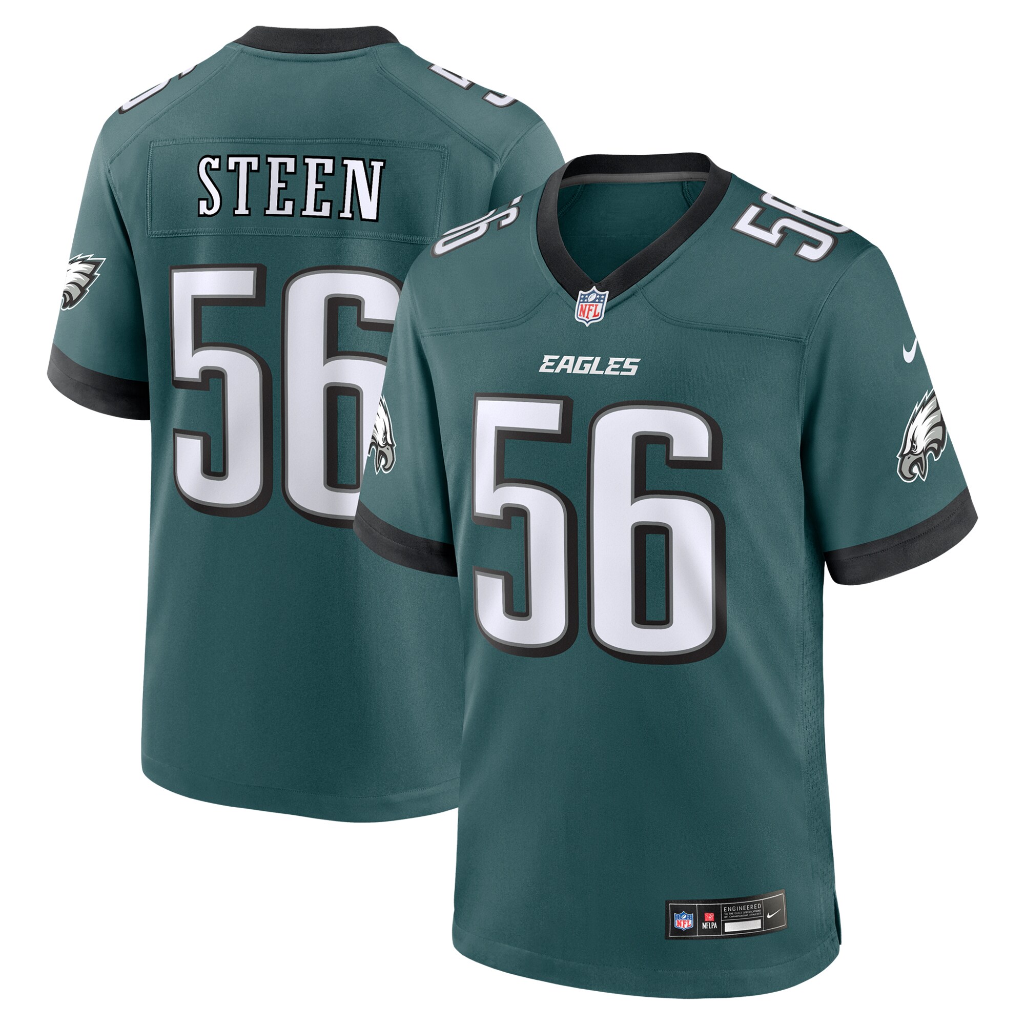 tyler steen philadelphia eagles nike team game jersey midnight green clowdercats r6sak.jpg