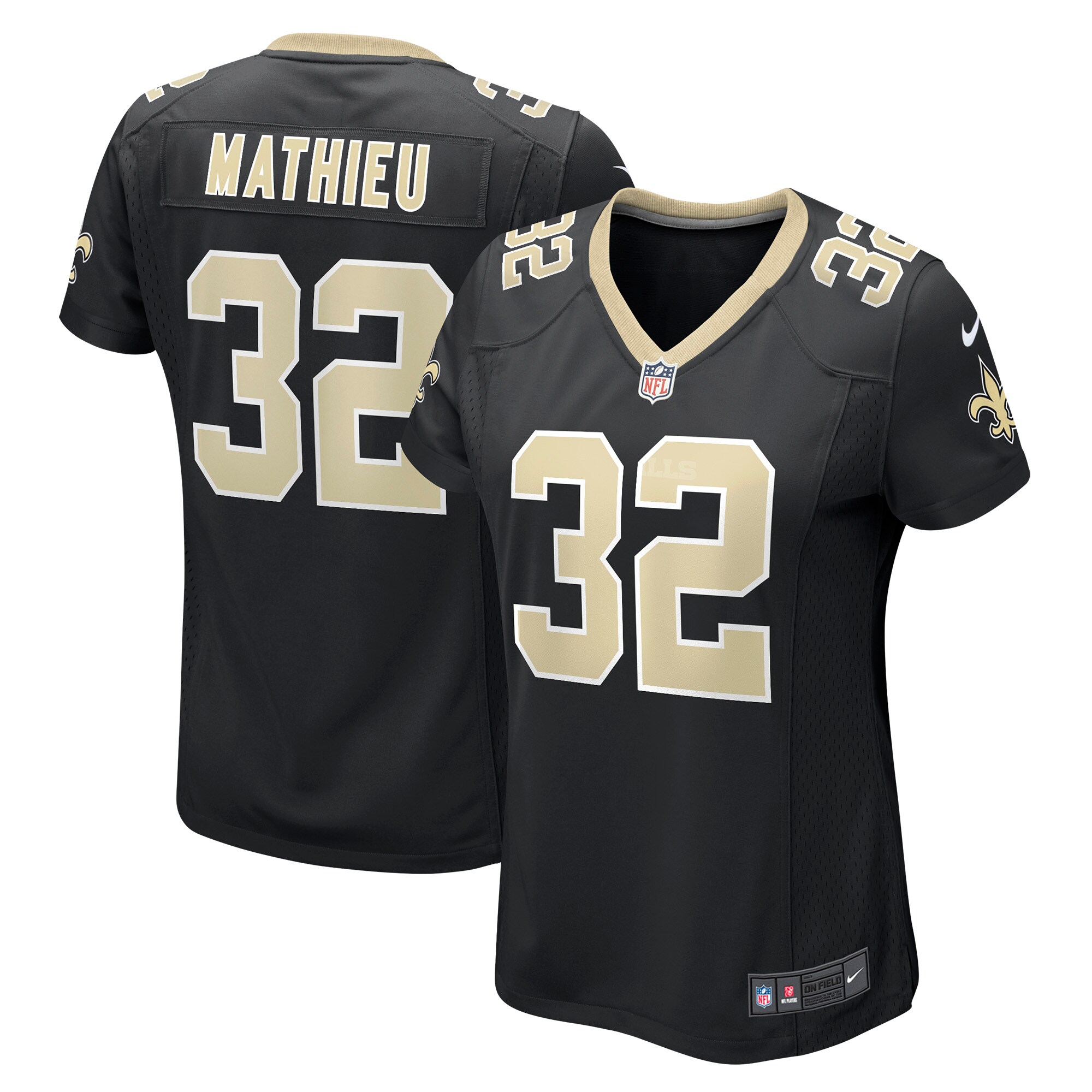 tyrann mathieu new orleans saints nike womens player jersey black clowdercats pab6s.jpg