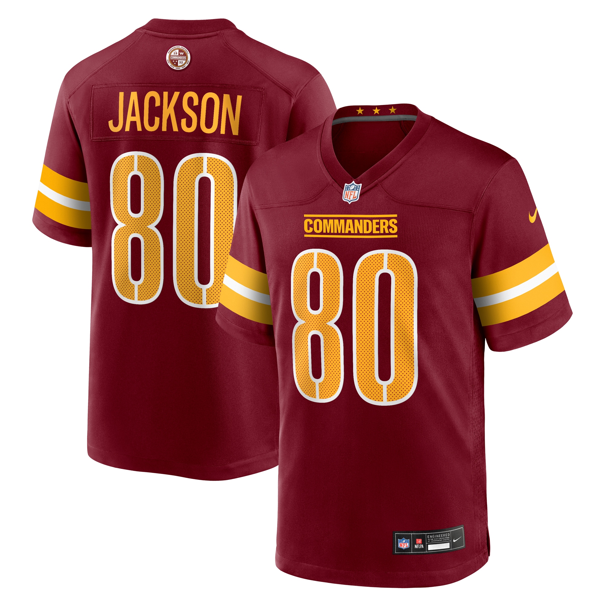 tyree jackson washington commanders nike team game jersey burgundy clowdercats papd8.jpg