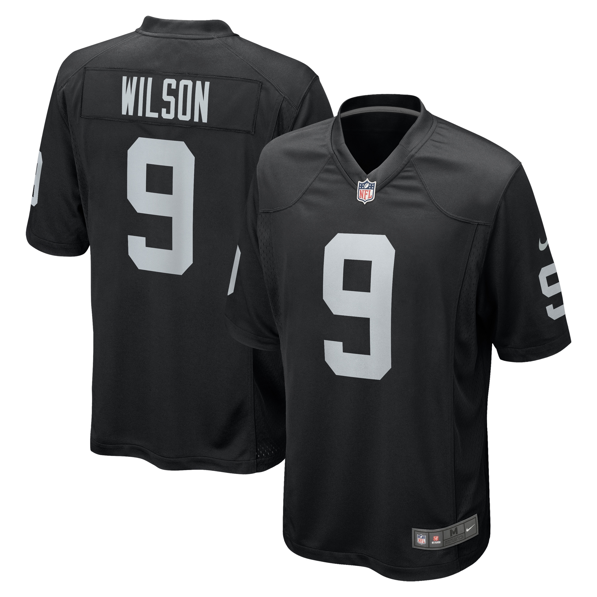 tyree wilson las vegas raiders nike game jersey black clowdercats dh14u.jpg