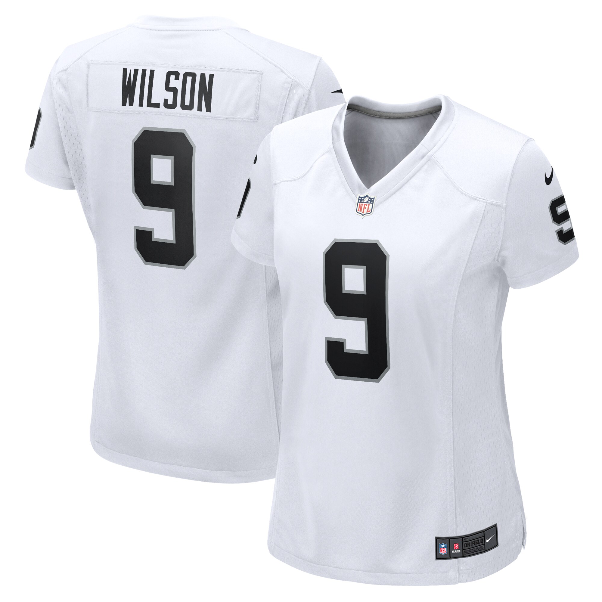 tyree wilson las vegas raiders nike womens game jersey white clowdercats wt8yp.jpg