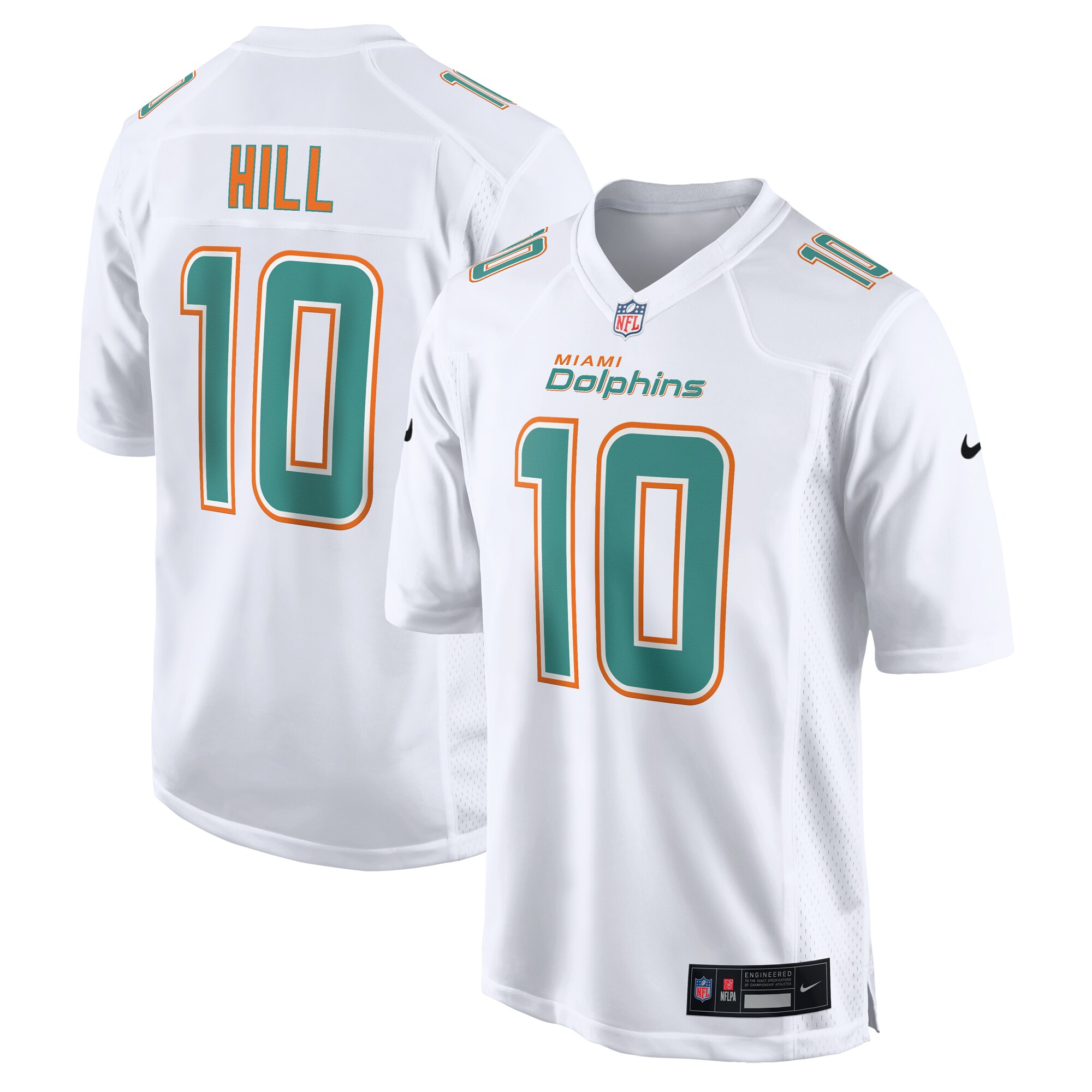 tyreek hill miami dolphins nike fashion game jersey white clowdercats hthnh.jpg