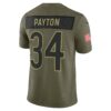 walter payton chicago bears nike 2025 salute to service retired limited jersey olive clowdercats hjmgo.jpg