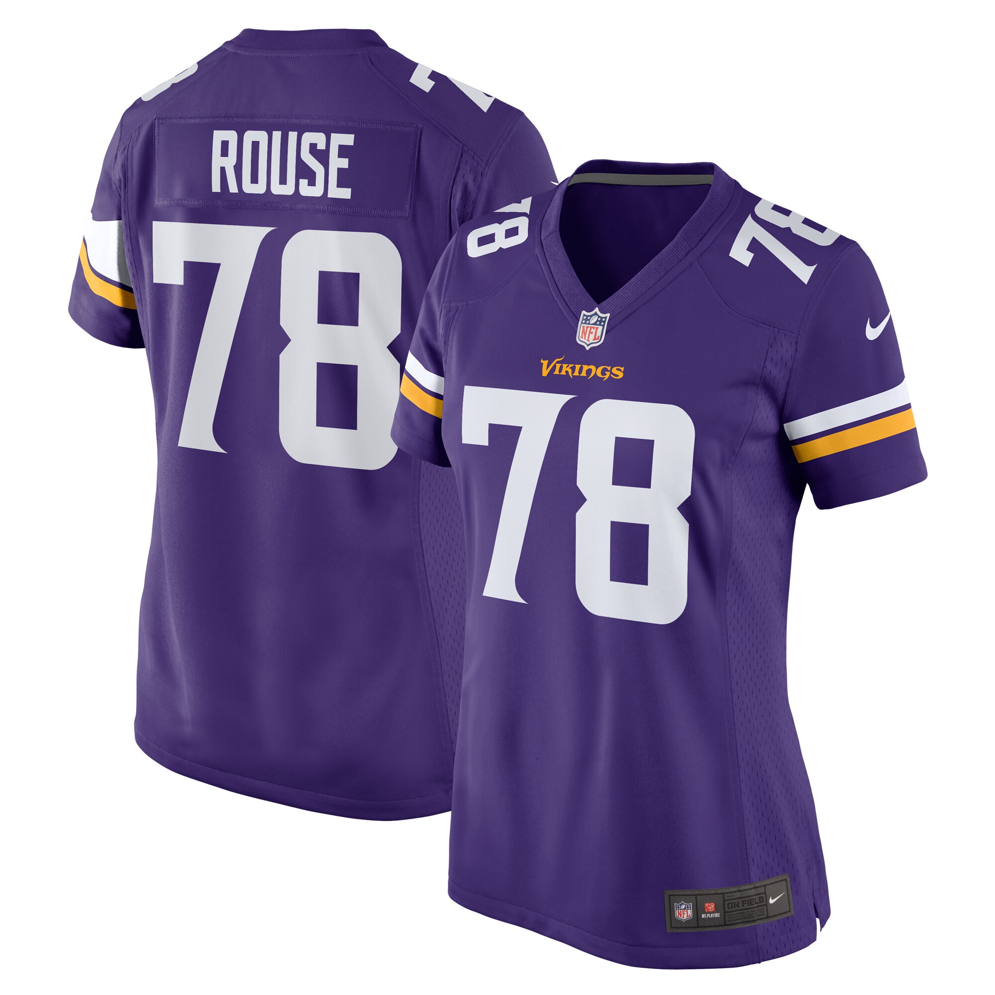 walter rouse minnesota vikings nike womens game jersey purple clowdercats wkjt1.jpg