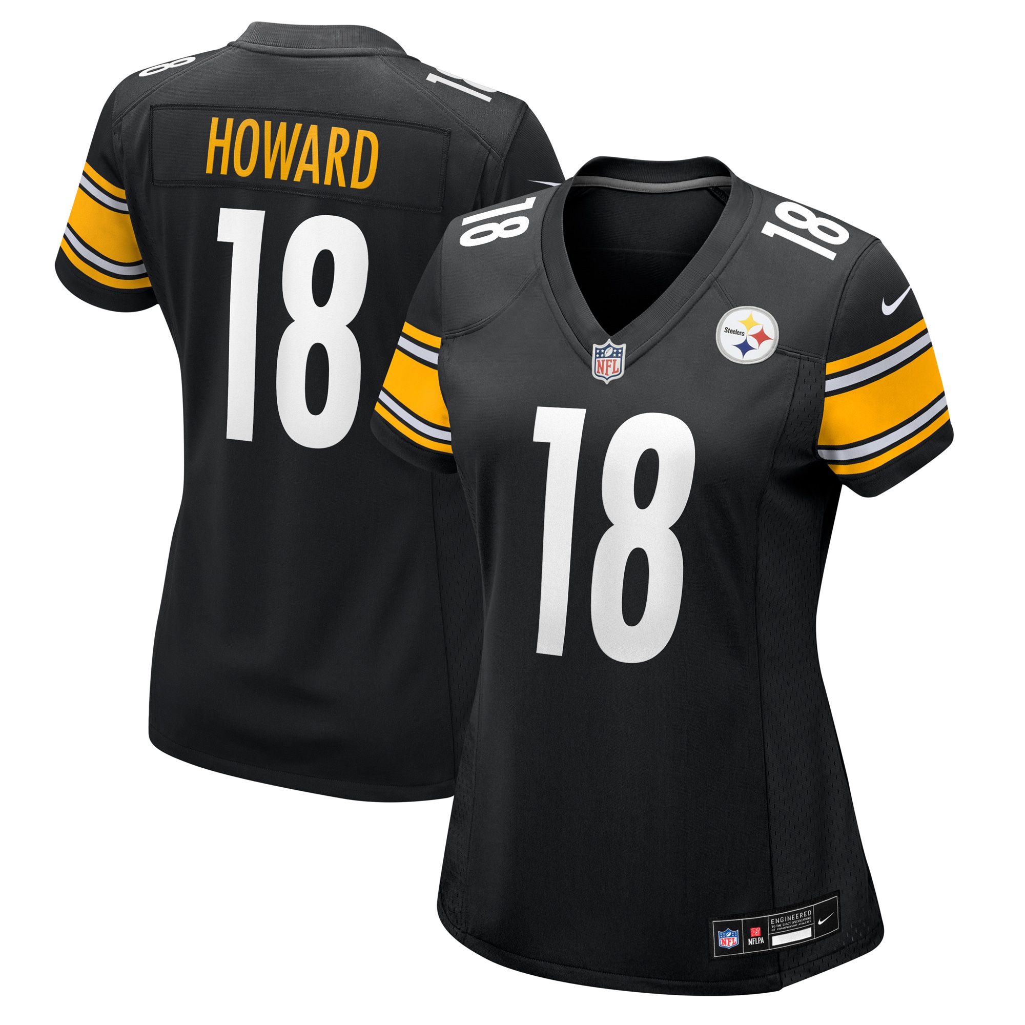 will howard pittsburgh steelers nike womens team game jersey black clowdercats k1rny.jpg
