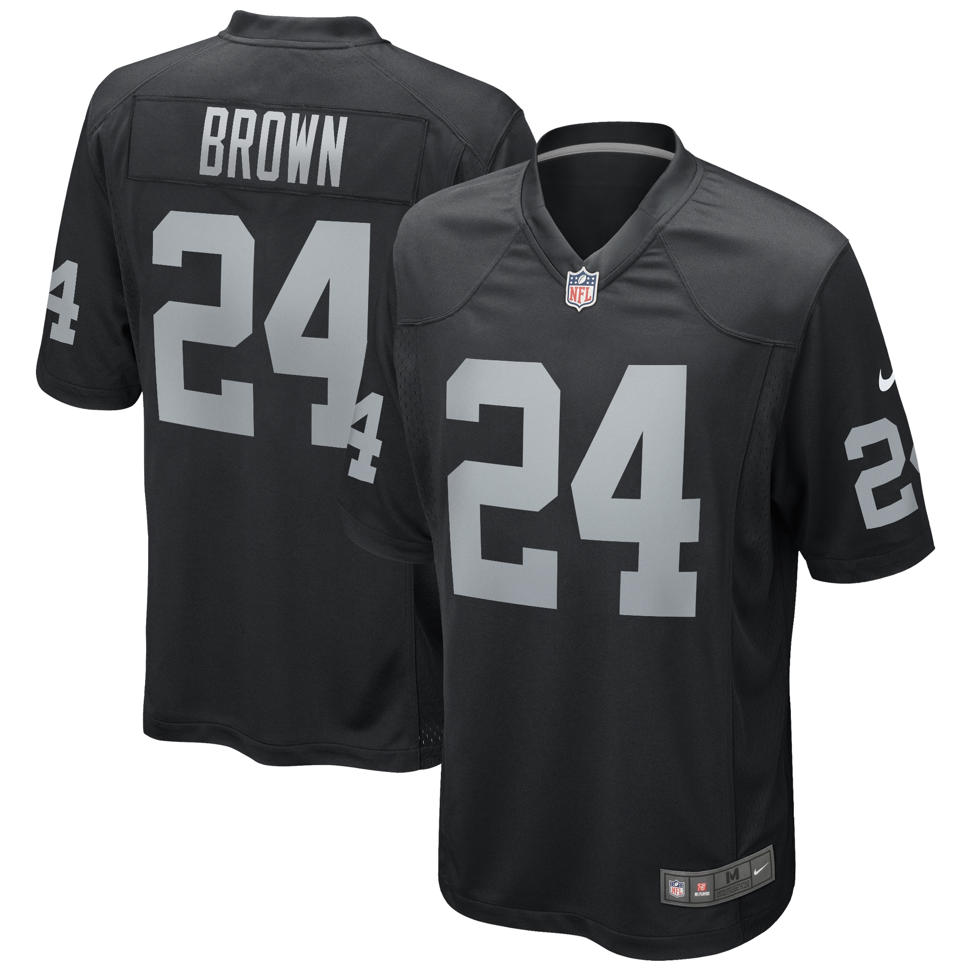 willie brown las vegas raiders nike game retired player jersey black clowdercats m4al5.jpg