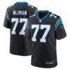 yosh nijman carolina panthers nike game jersey black clowdercats aamje.jpg