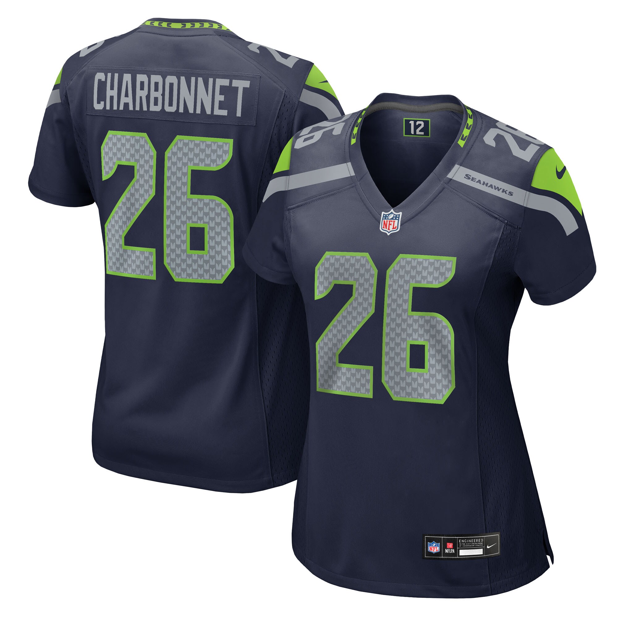 zach charbonnet seattle seahawks nike womens team game jersey college navy clowdercats f63my.jpg