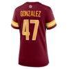 zane gonzalez washington commanders nike womens team game jersey burgundy clowdercats 2vwhv.jpg