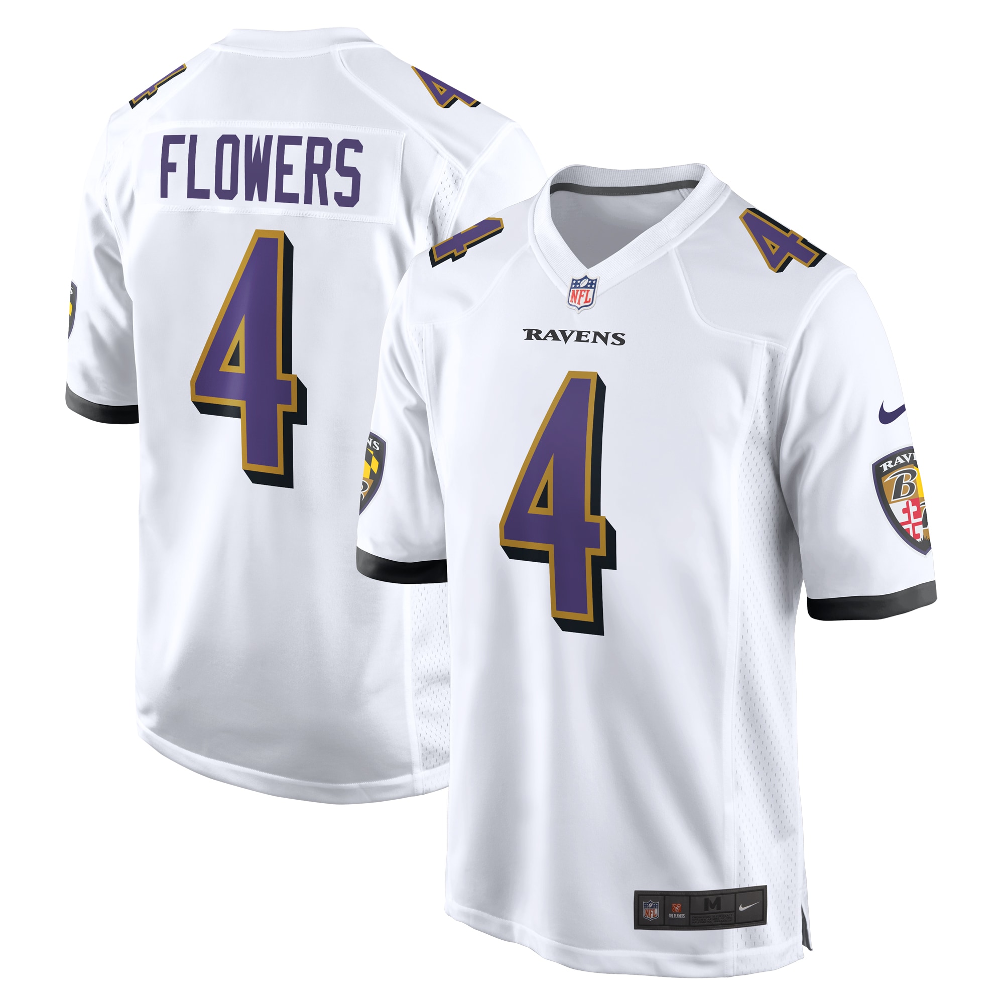 zay flowers baltimore ravens nike game jersey white clowdercats fshkz.jpg