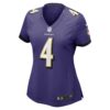 zay flowers baltimore ravens nike womens team game jersey purple clowdercats amnai.jpg