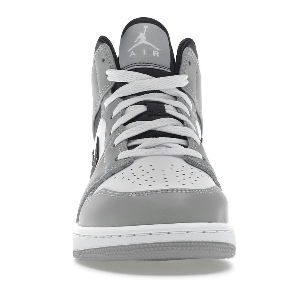 Air Jordan 1 Mid GS Light Smoke Grey (Grade-Schooler) - Image 2