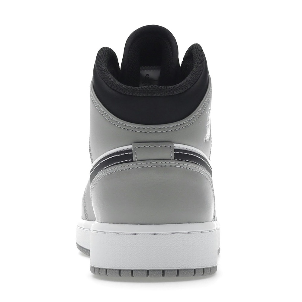 Air Jordan 1 Mid GS Light Smoke Grey (Grade-Schooler) - Image 4
