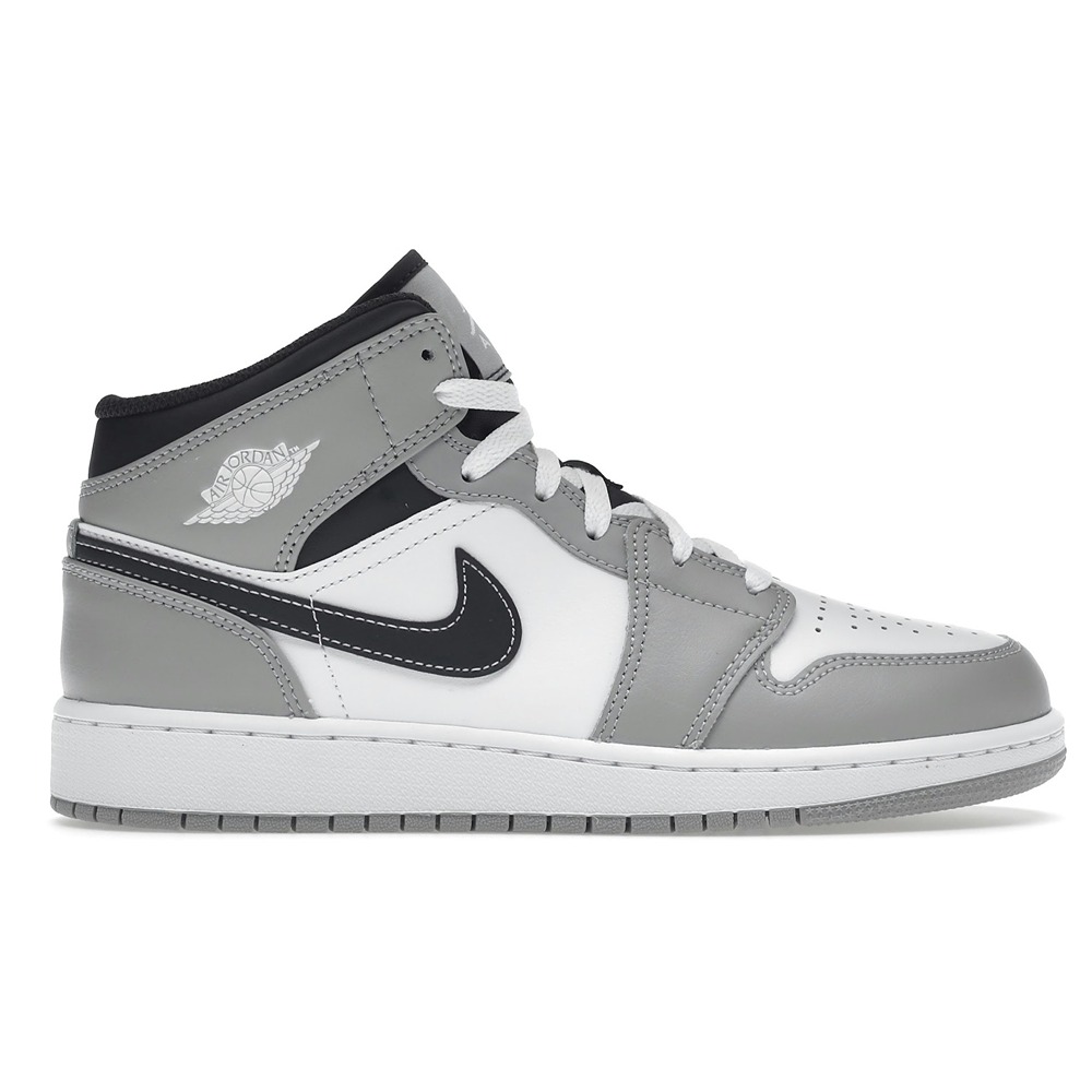 Air Jordan 1 Mid GS Light Smoke Grey (Grade-Schooler)