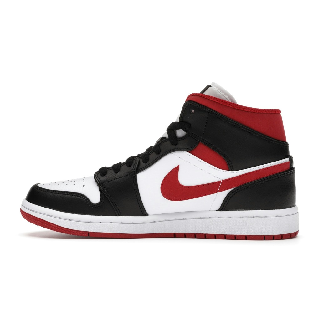 Air Jordan 1 Mid Gym Red-Black-White - Image 3